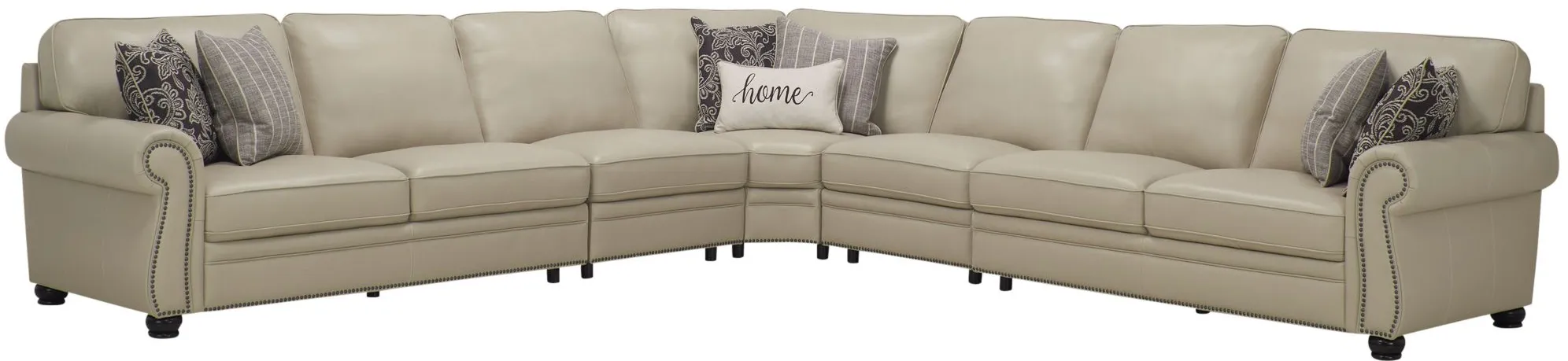 Gilmore 5-pc. Sectional in Off-White by Bellanest
