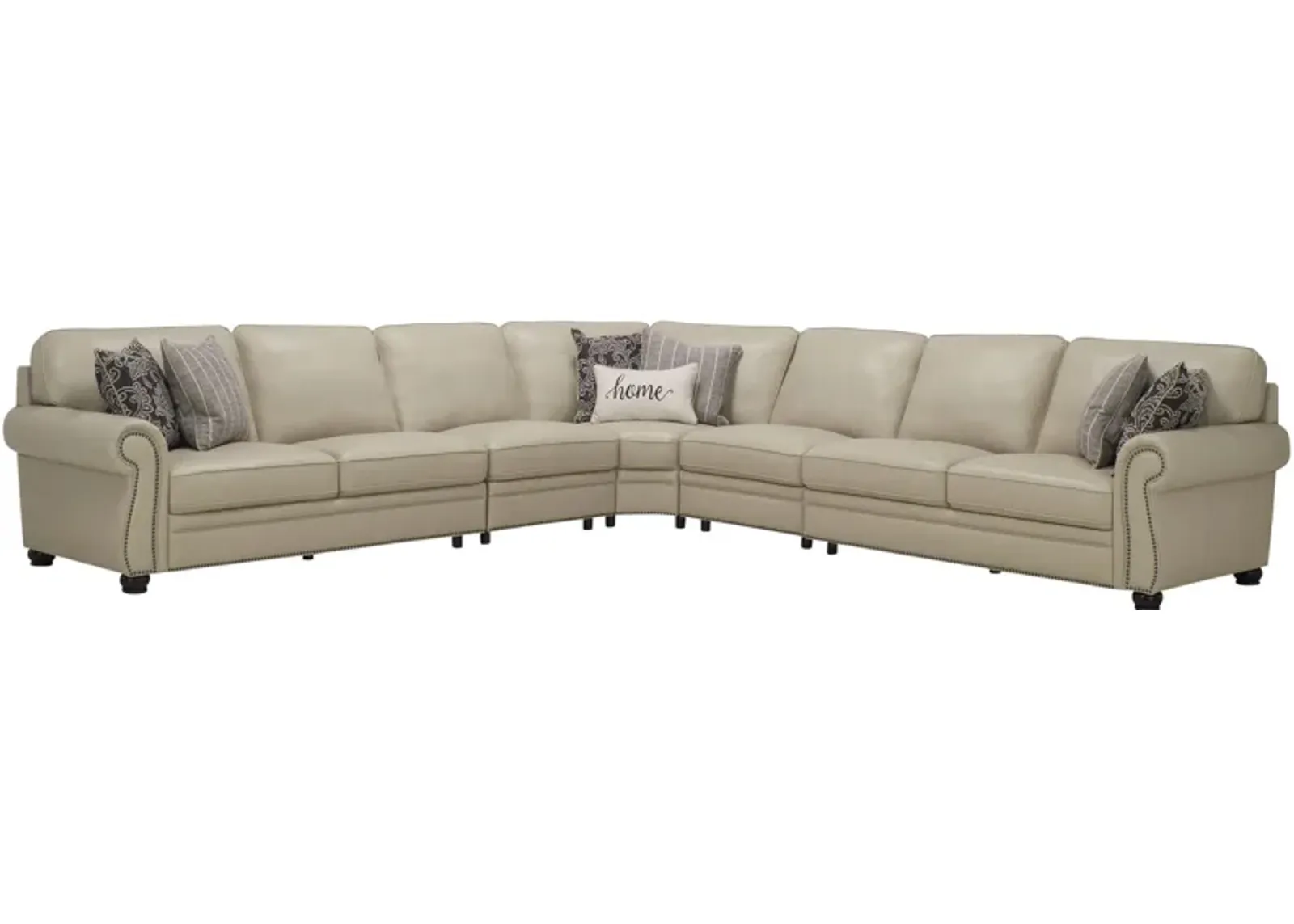 Gilmore 5-pc. Sectional in Off-White by Bellanest