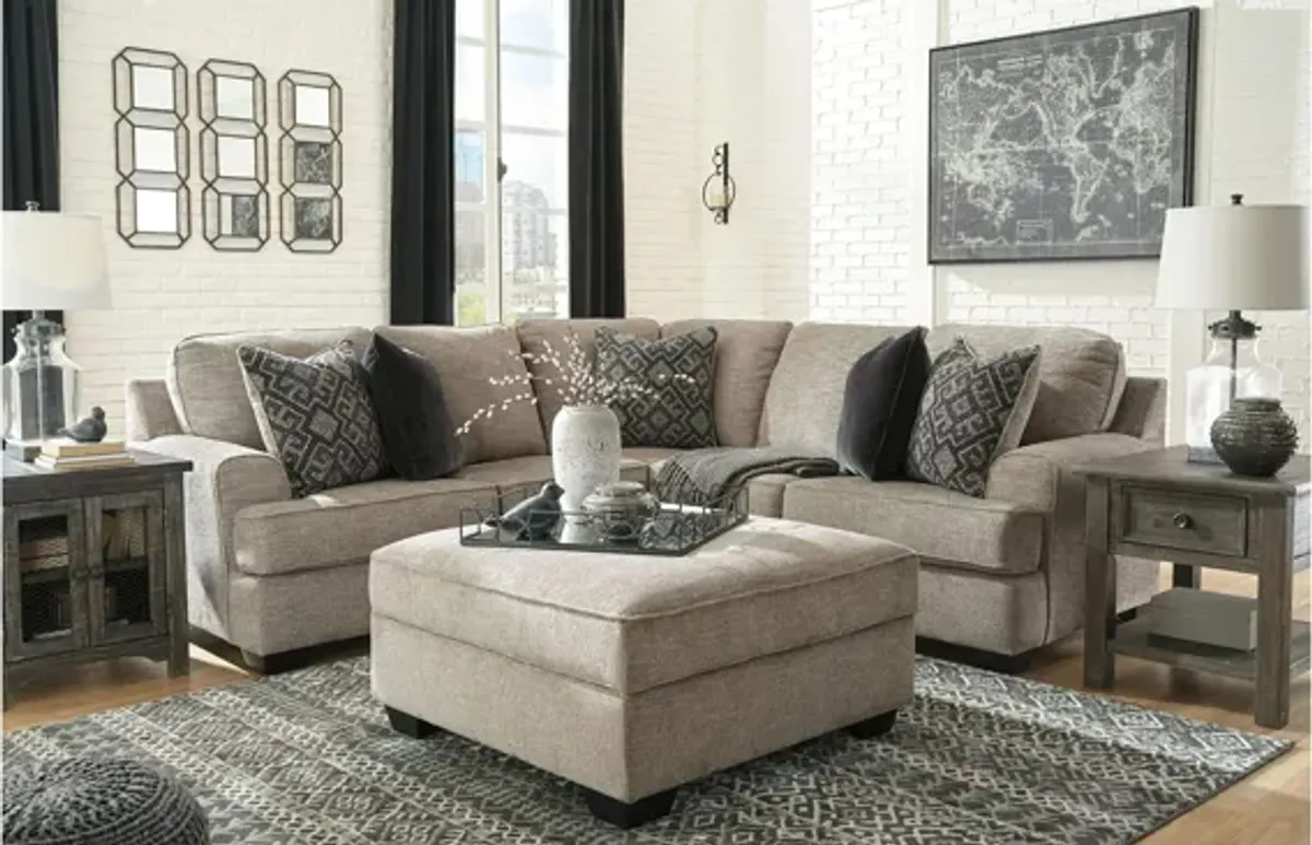 Bovarian 2-pc. Sectional with Ottoman