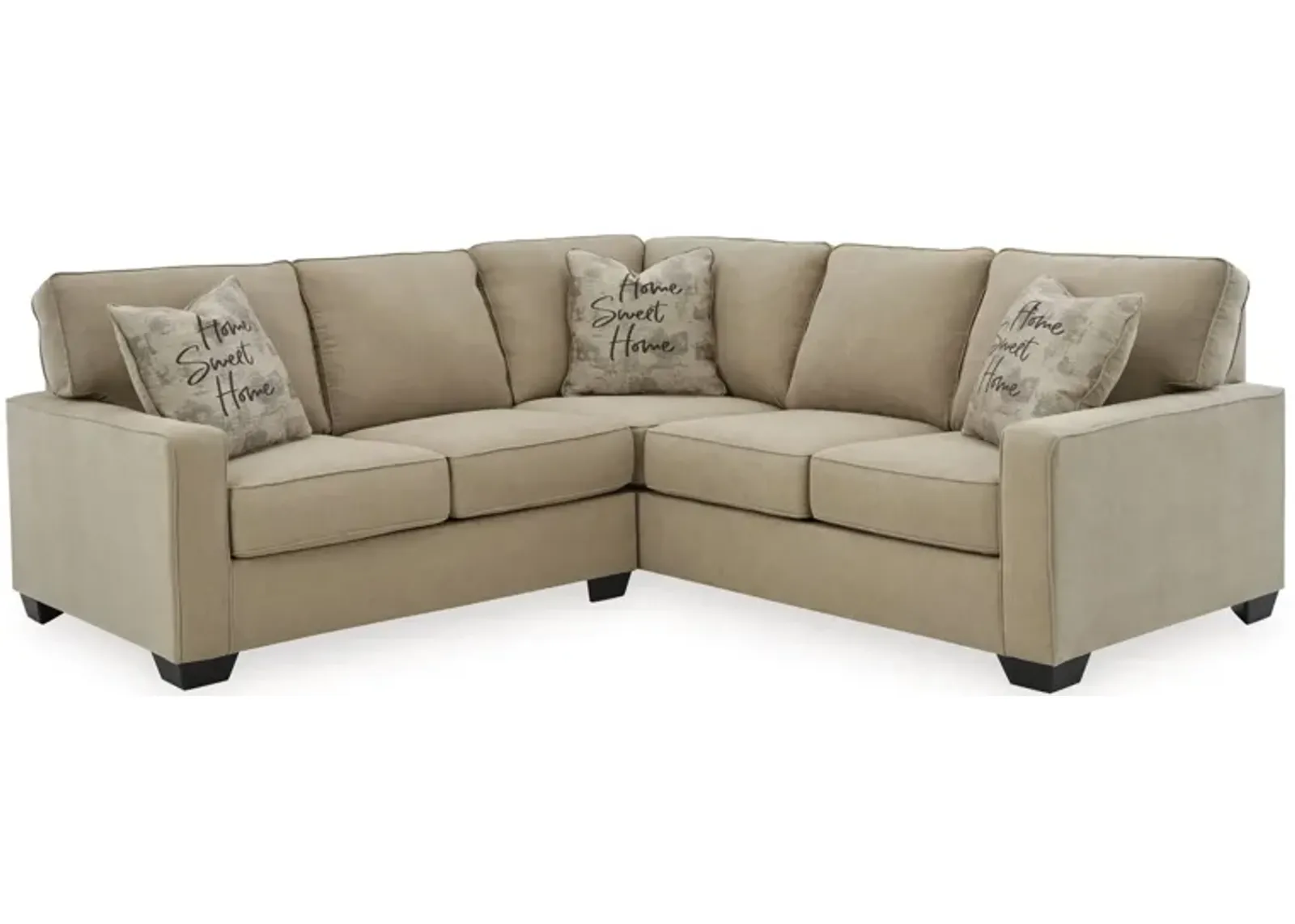 Lucina 2-pc. Sectional in Quartz by Ashley Furniture