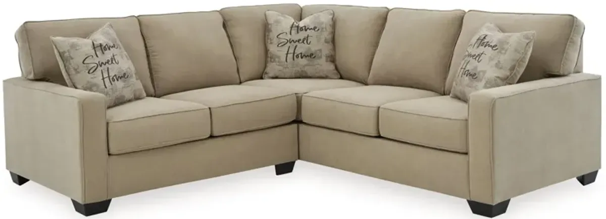 Lucina 2-pc. Sectional in Quartz by Ashley Furniture