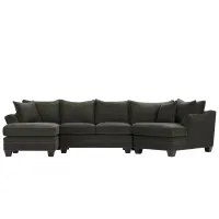 Foresthill 3-pc. Left Hand Facing Sectional Sofa in Santa Rosa Slate by H.M. Richards