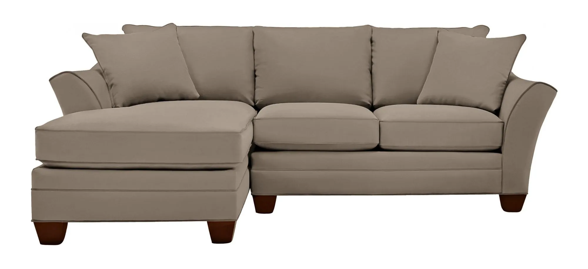 Foresthill 2-pc. Left Hand Chaise Sectional Sofa in Suede So Soft Mineral by H.M. Richards