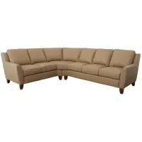 Pavia 2-pc. Sectional in Denver Dove by Omnia Leather