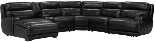 Tompkins Leather 6-pc. Sectional