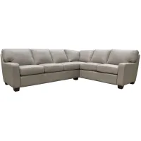 Albany 2-pc. Sectional Sofa in Urban Arctic by Omnia Leather
