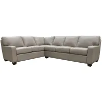 Albany 2-pc. Sectional Sofa in Urban Arctic by Omnia Leather