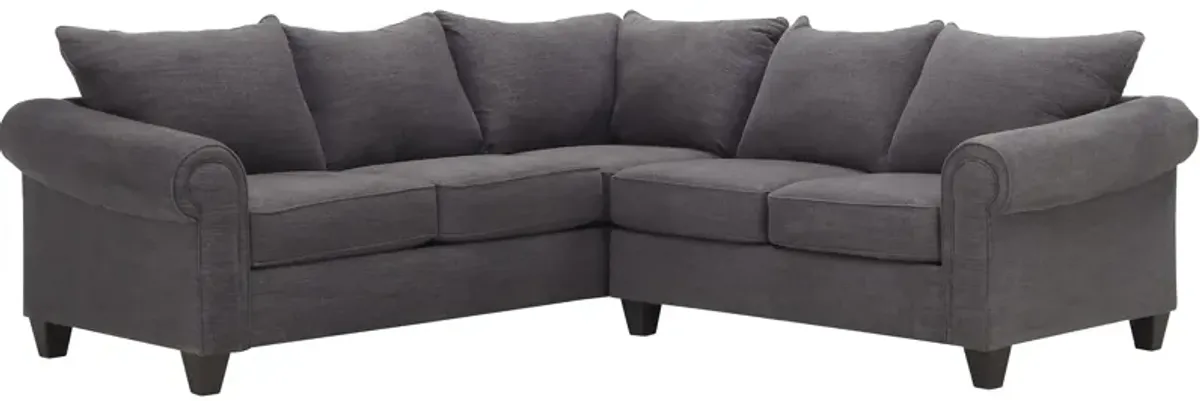 Piper 2-pc. Chenille Sectional Sofa