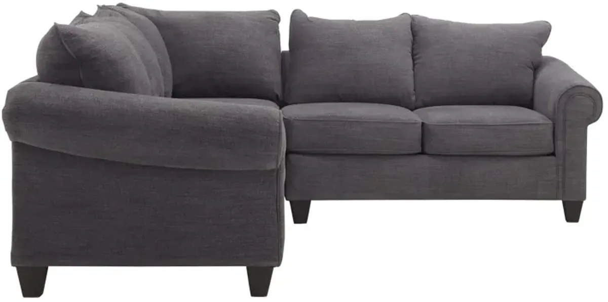 Piper 2-pc. Chenille Sectional Sofa