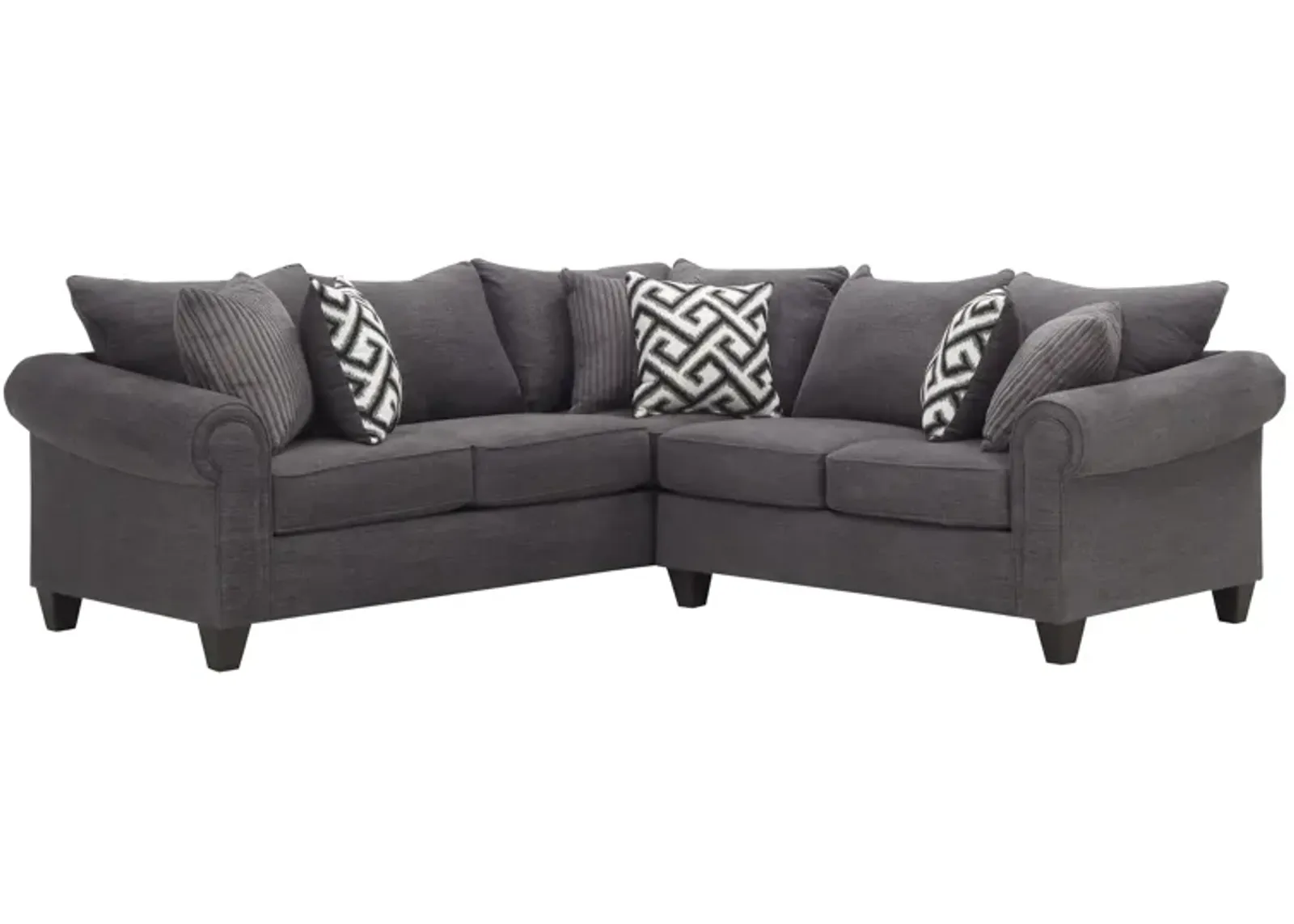 Piper 2-pc. Chenille Sectional Sofa