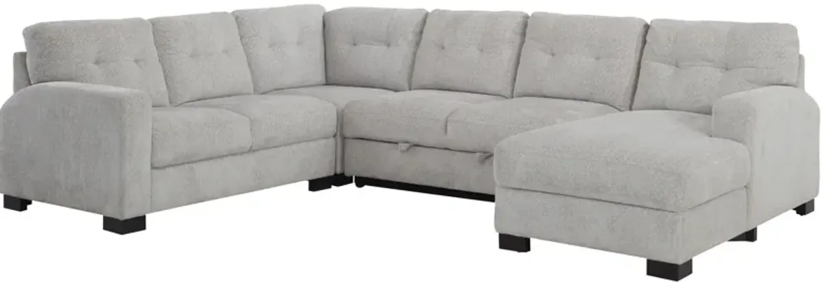 Pierce 4-pc. Sectional w/ Pop Up Sleeper