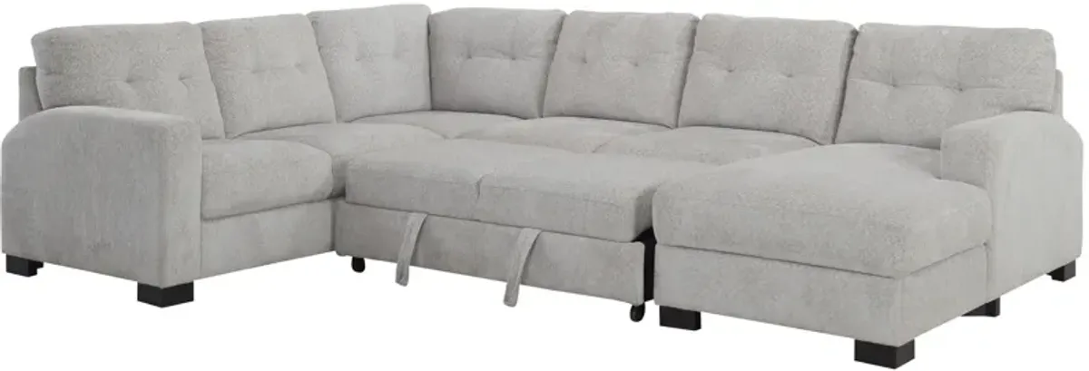 Pierce 4-pc. Sectional w/ Pop Up Sleeper