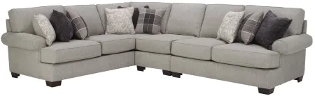 Overton 3-pc. Sectional in Gray by Alan White