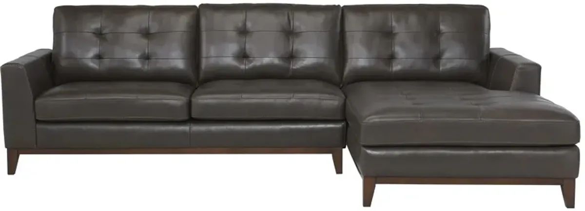 Wheaton Leather 2-pc. Sofa Chaise