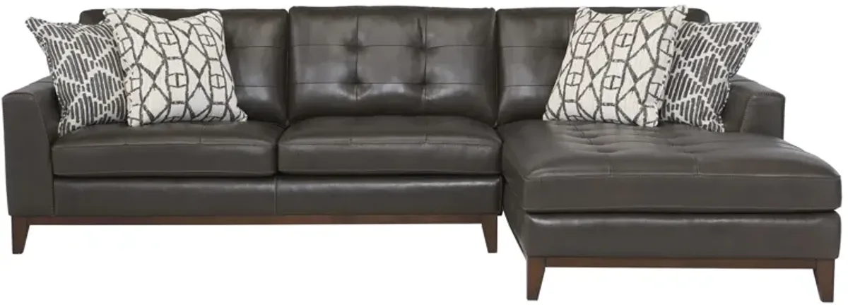 Wheaton Leather 2-pc. Sofa Chaise