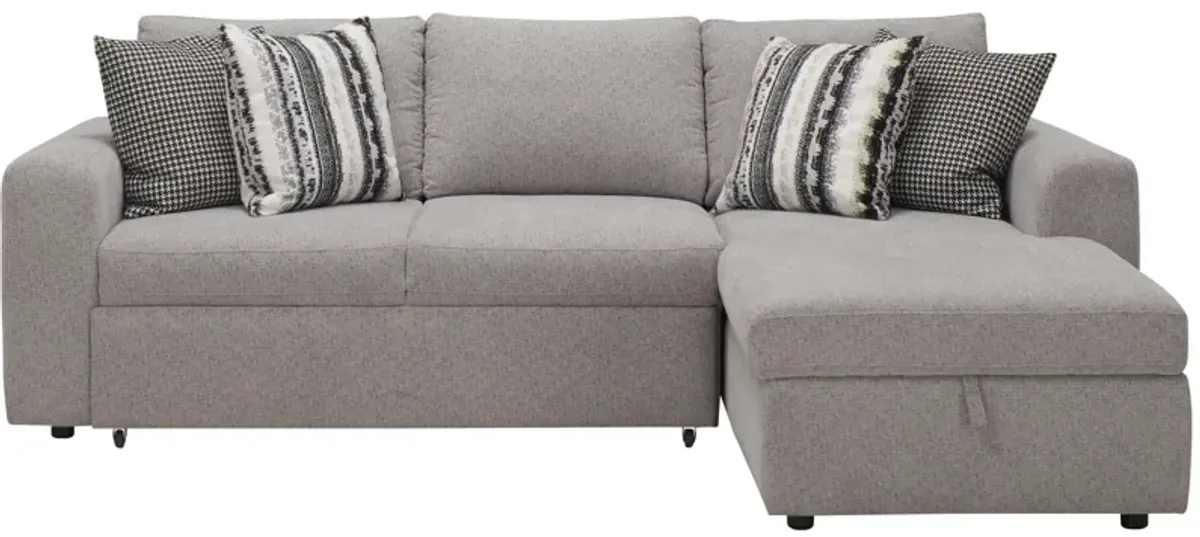 Barry 2-pc. Sofa Chaise in Gray by Bellanest