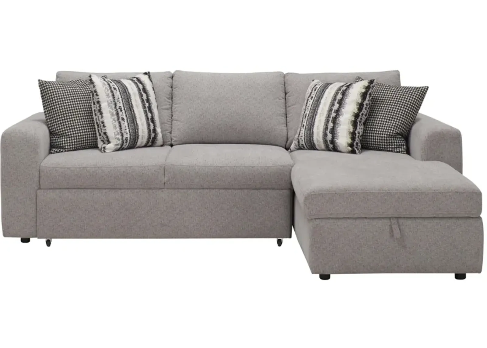 Barry 2-pc. Sofa Chaise in Gray by Bellanest