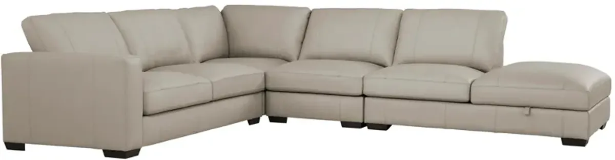 Oaklynn Leather 4-pc. Sectional