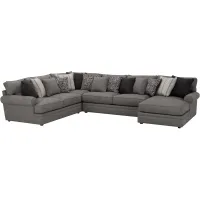 Wilkinson 4-pc. Sectional Sofa in Stone by H.M. Richards