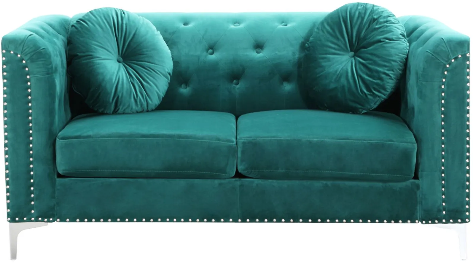Delray Loveseat in Green by Glory Furniture