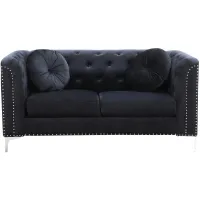 Delray Loveseat in Black by Glory Furniture
