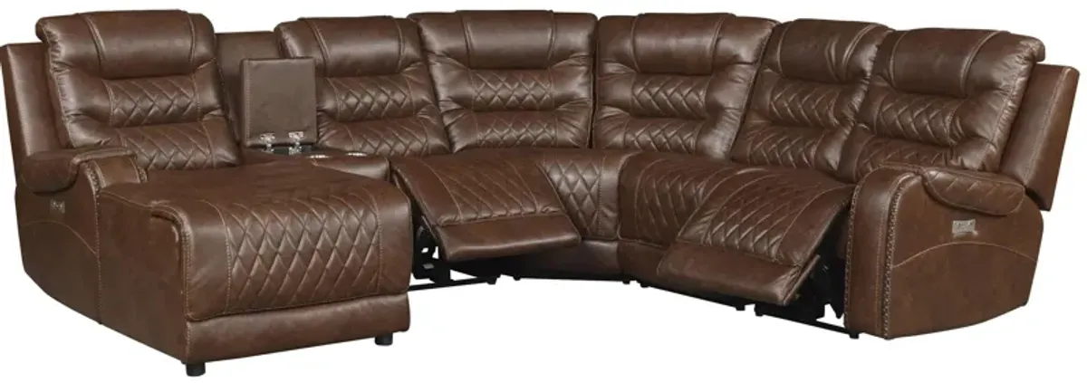 Greenway 6-pc. Modular Power Reclining Sectional Sofa W/ Chaise