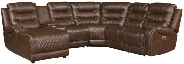 Greenway 6-pc. Modular Power Reclining Sectional Sofa W/ Chaise
