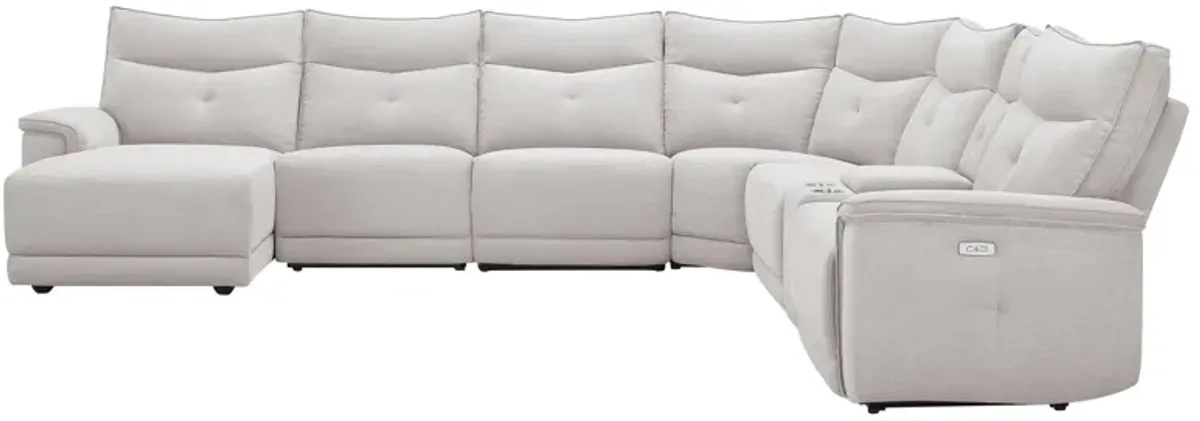 Graceland 7-pc. Sectional Sofa w/Power Headrests