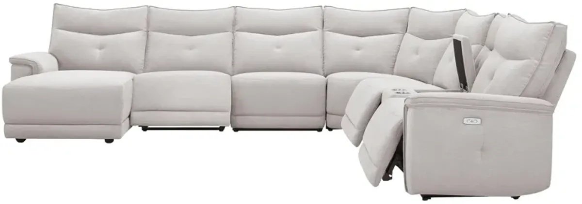 Graceland 7-pc. Sectional Sofa w/Power Headrests