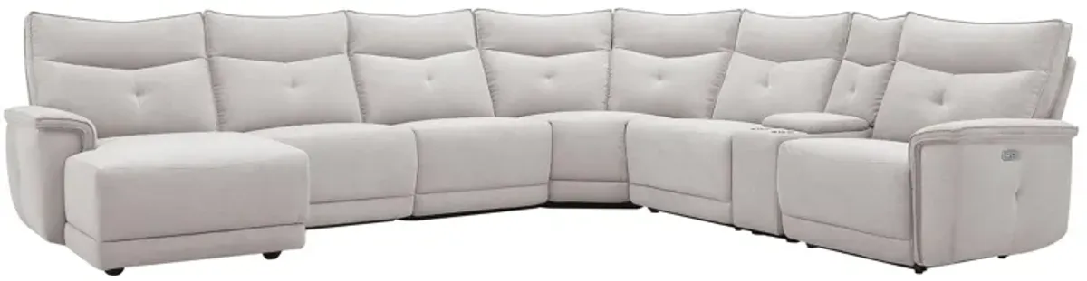 Graceland 7-pc. Sectional Sofa w/Power Headrests