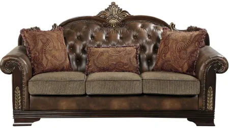 Quigley Sofa in Brown by Homelegance