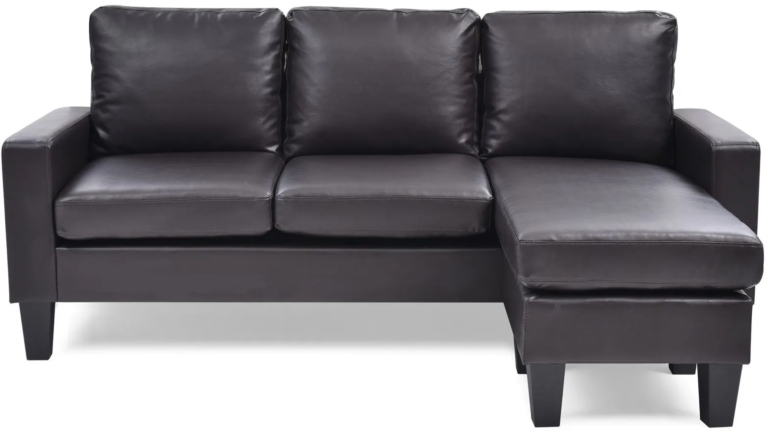 Jenna Reversible Sofa Chaise in Cappuccino by Glory Furniture
