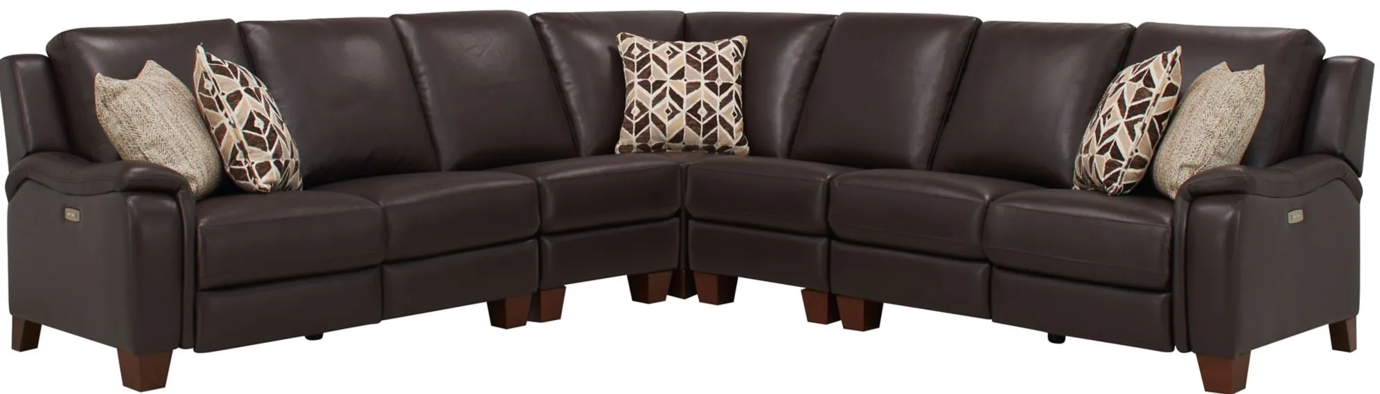 Raymour And Flanigan Leather Sectionalnull