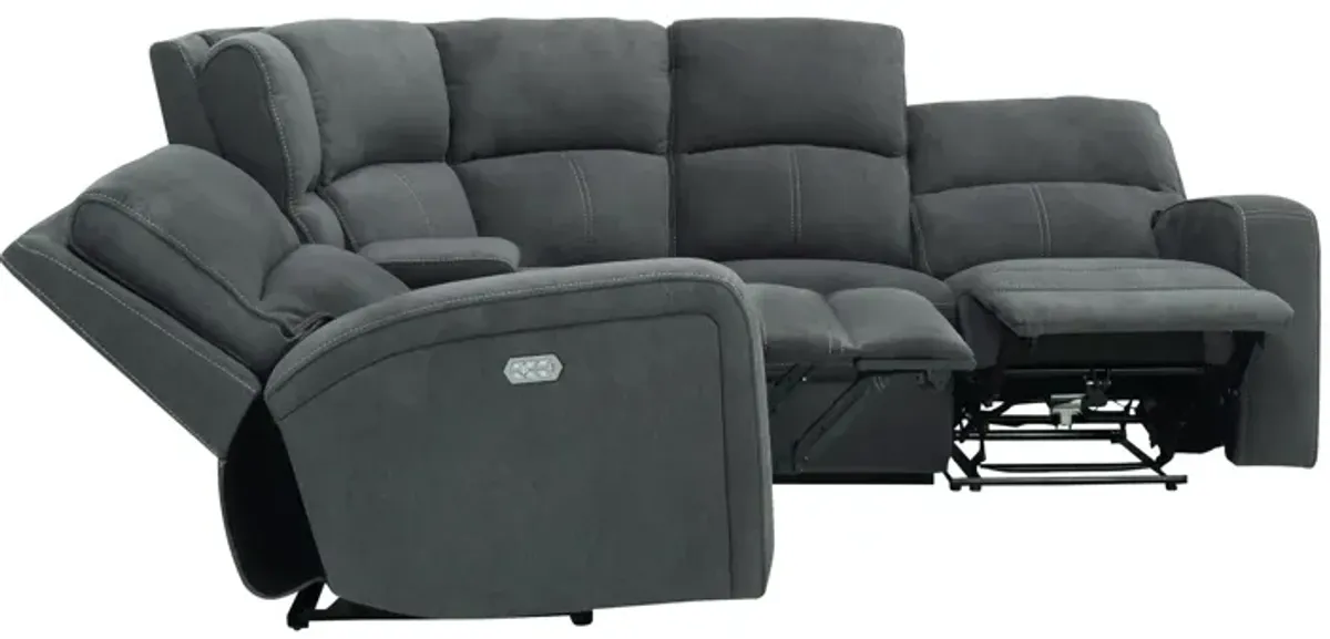 Ian 5-pc. Power Sectional w/ Power Headrest & Lumbar