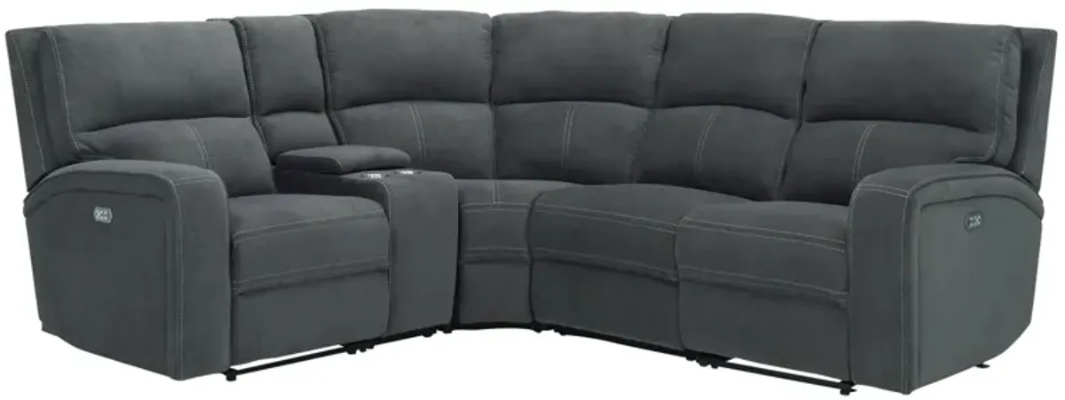 Ian 5-pc. Power Sectional w/ Power Headrest & Lumbar