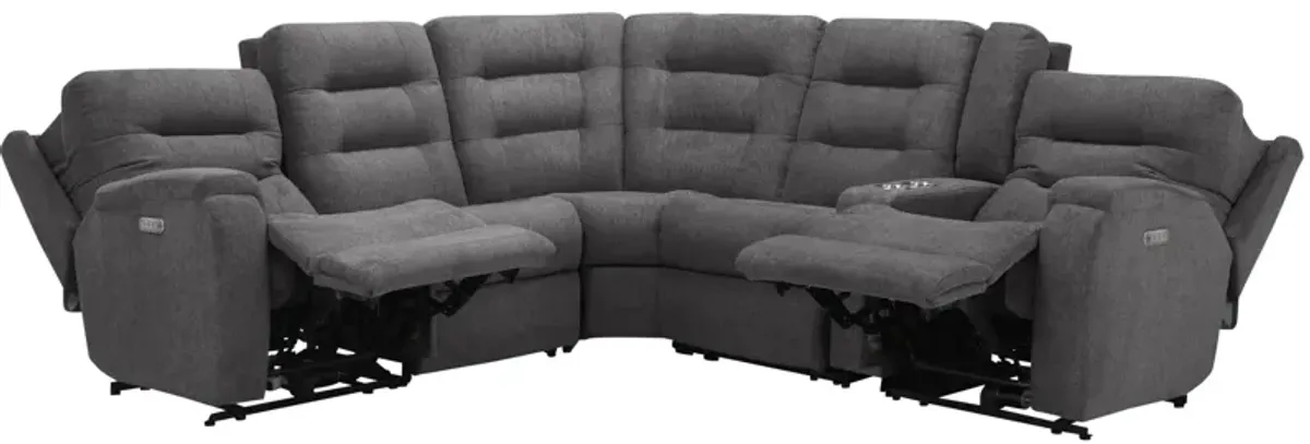 Halenbeck 6-pc. Triple Power Sectional