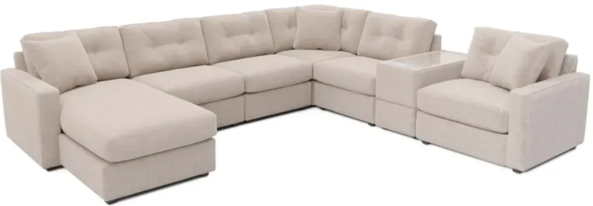 ModularOne 7-pc. Sectional w/One Power Console