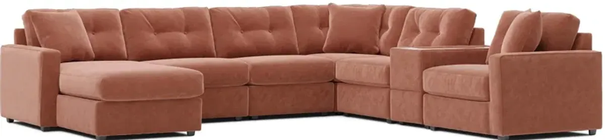 ModularOne 7-pc. Sectional in Cantaloupe by H.M. Richards