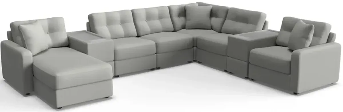 ModularOne 8-pc. Sectional w/Two Power Consoles
