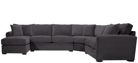 Artemis II 4-pc. Sectional Sofa in Gypsy Graphite by Jonathan Louis