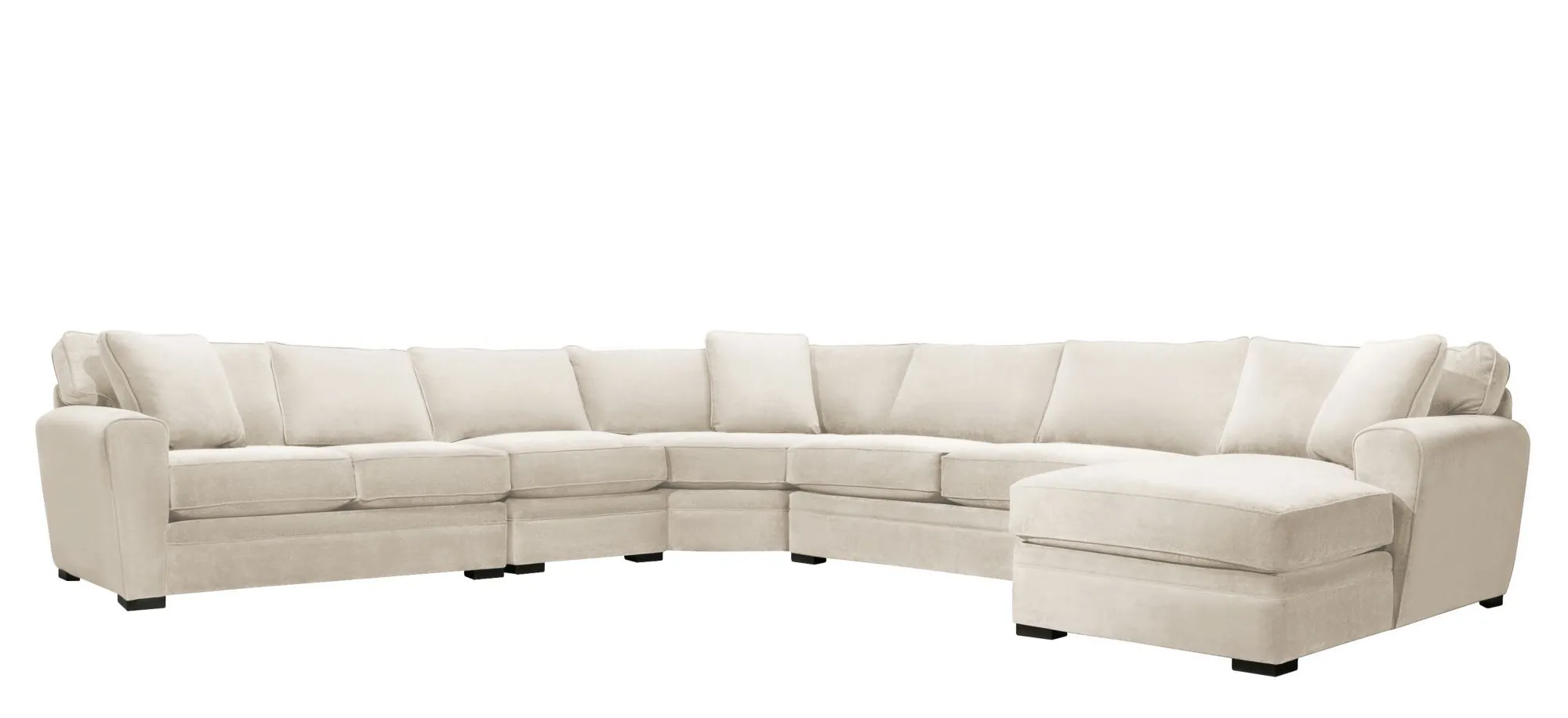 Artemis II 5-pc. Right Hand Facing Sectional Sofa in Gypsy Cream by Jonathan Louis