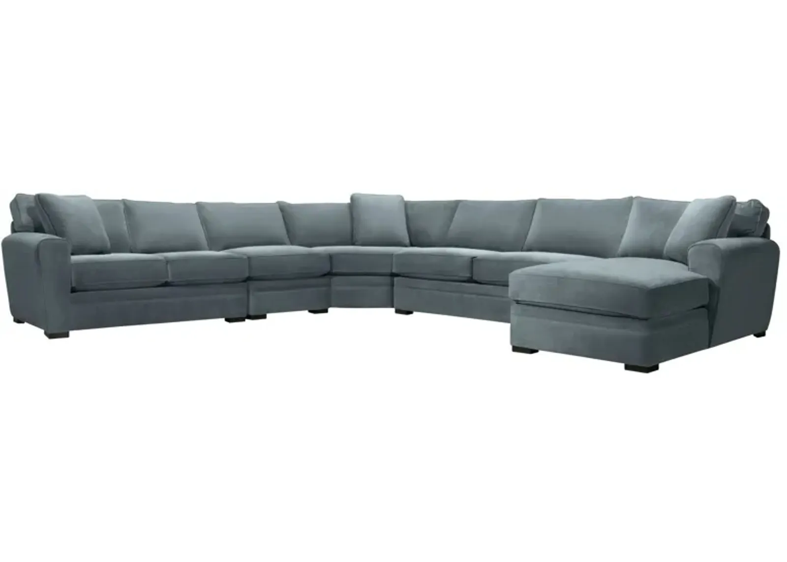 Artemis II 5-pc. Sectional in Gypsy Blue Goblin by Jonathan Louis