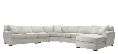 Artemis II 5-pc. Right Hand Facing Sectional Sofa in Gypsy Vapor by Jonathan Louis