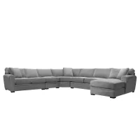 Artemis II 5-pc. Right Hand Facing Sectional Sofa in Gypsy Smoked Pearl by Jonathan Louis