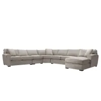 Artemis II 5-pc. Right Hand Facing Sectional Sofa in Gypsy Platinum by Jonathan Louis