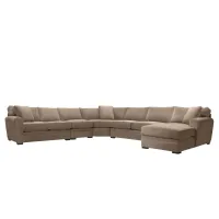 Artemis II 5-pc. Right Hand Facing Sectional Sofa in Gypsy Taupe by Jonathan Louis