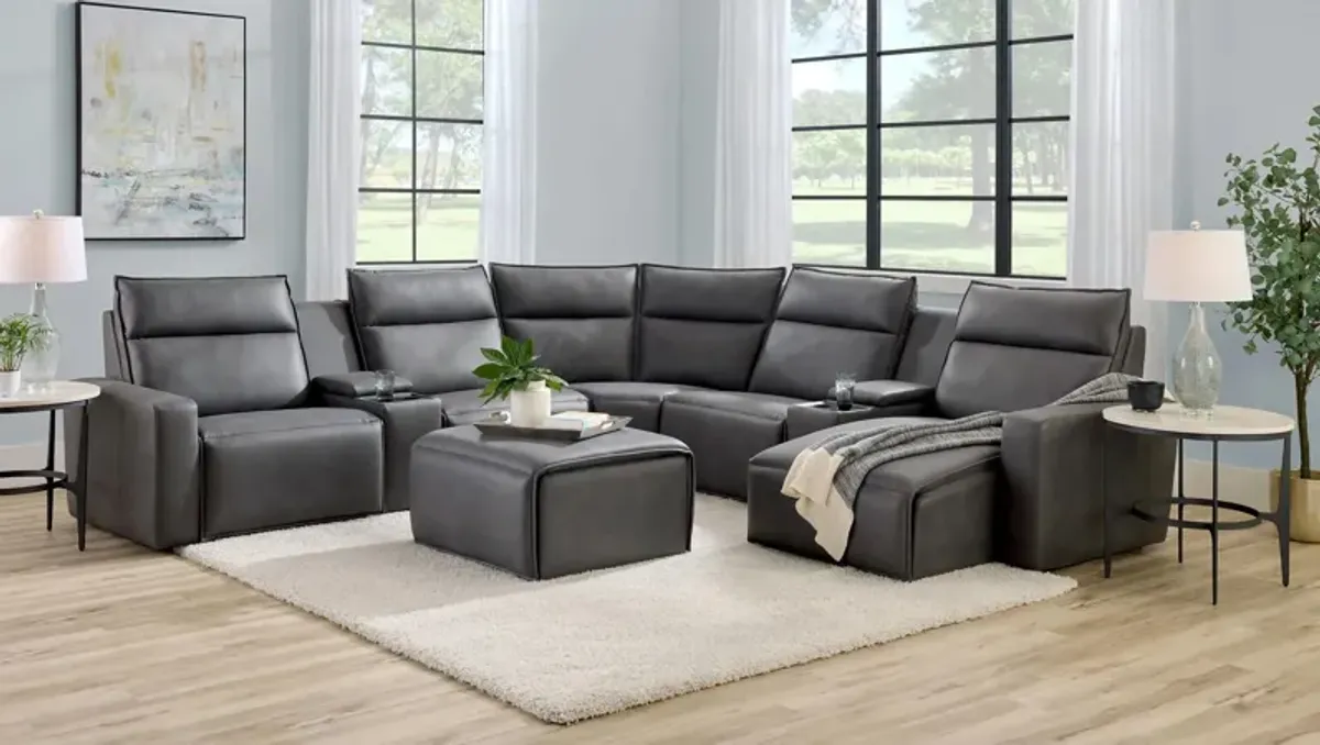 ModularTwo 7-pc. Power Sectional w/ Power Headrest