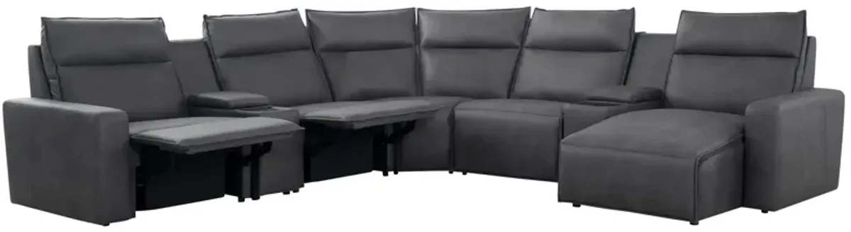 ModularTwo 7-pc. Power Sectional w/ Power Headrest