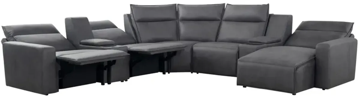 ModularTwo 7-pc. Power Sectional w/ Power Headrest