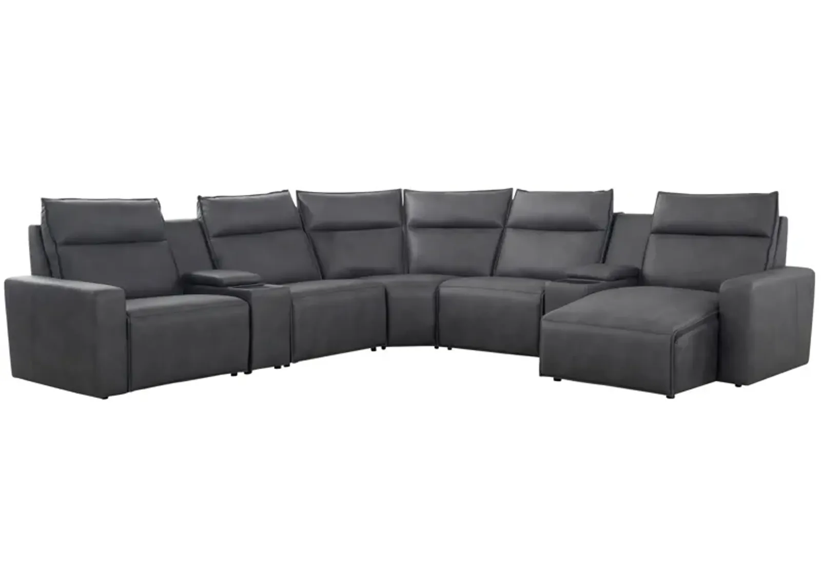 ModularTwo 7-pc. Power Sectional w/ Power Headrest